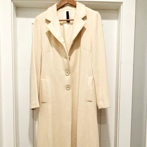 Women’s wool blend long fall/winter jacket